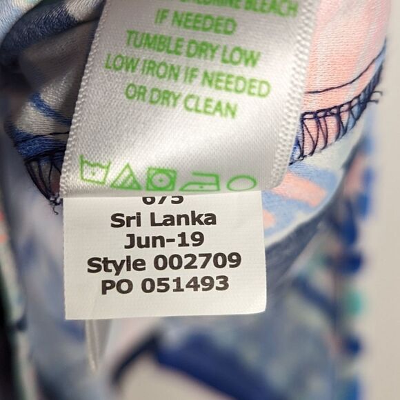 Lilly Pulitzer Donna Romper High Tide Navy Holy Flockamole Shift Dress - Picture 10 of 13